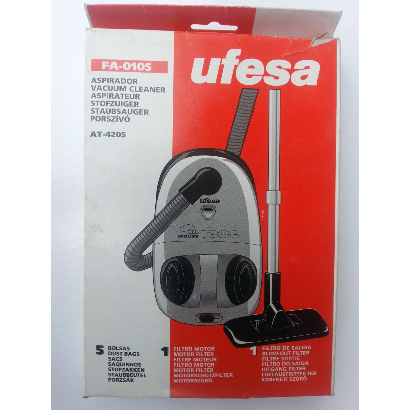 Ufesa FA-0105 Gyári porzsák 5db/csomag (FA-0105)