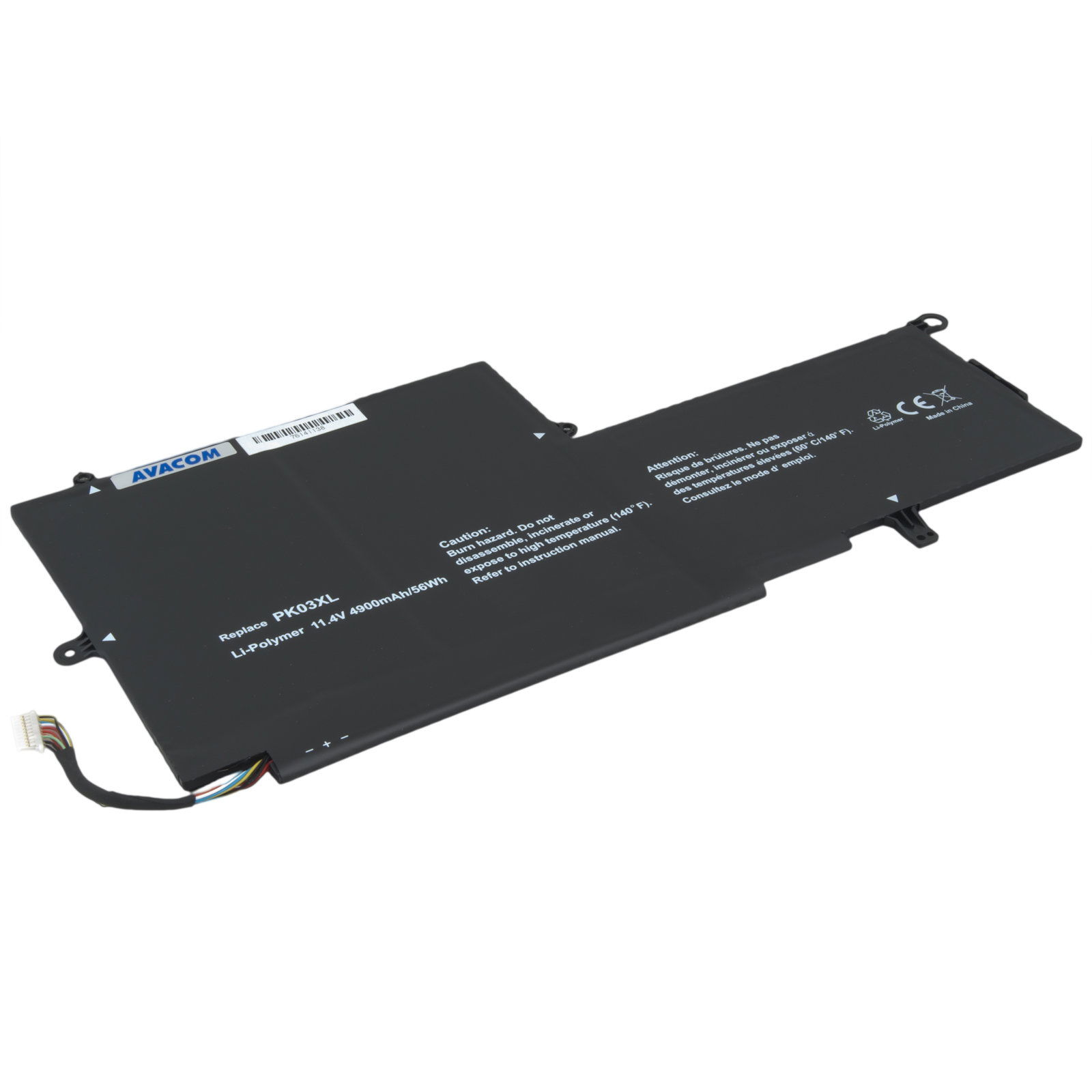 Avacom PK03XL HP Spectre Pro X360 G1, G2 Li-Pol 11,4V 4900mAh 56Wh (NOHP-PK03XL-69P)