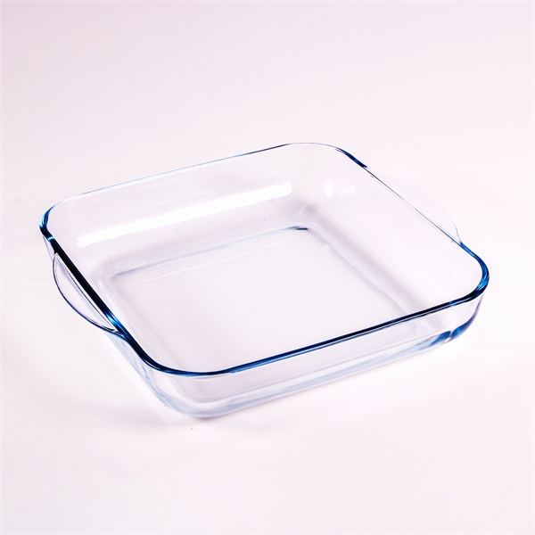 BORCAM négyzetes hőálló üvegedény fogóval 3.200ml, 318*283*60mm (1001115)