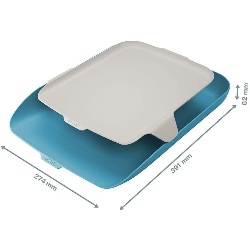 Leitz Cosy irattálca rendszerező tálcával nyugodt kék (52590061) (lei52590061)