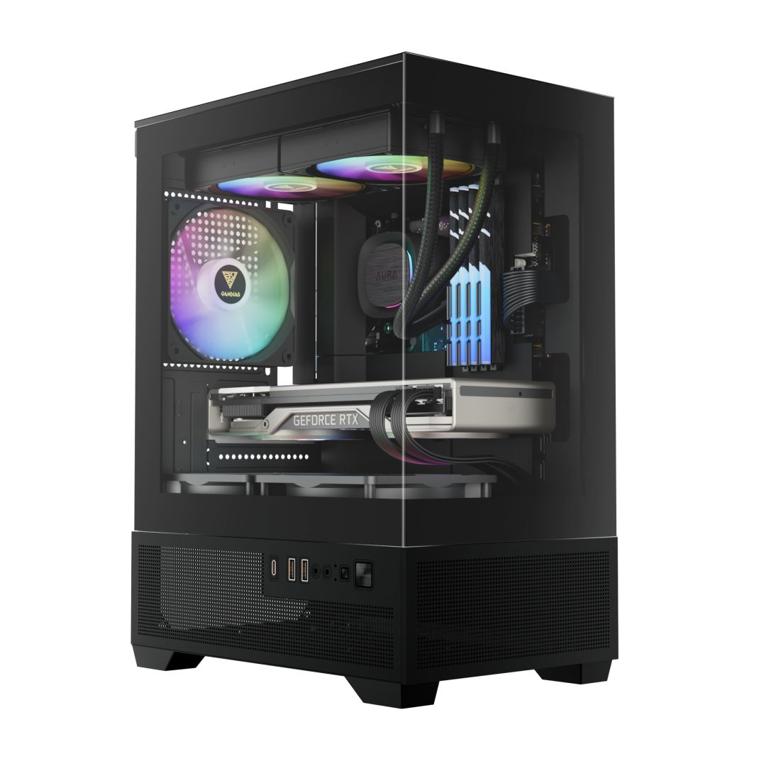 GAMDIAS Aura GC9M ELITE ARGB fekete (16334-02F13-10000-G)
