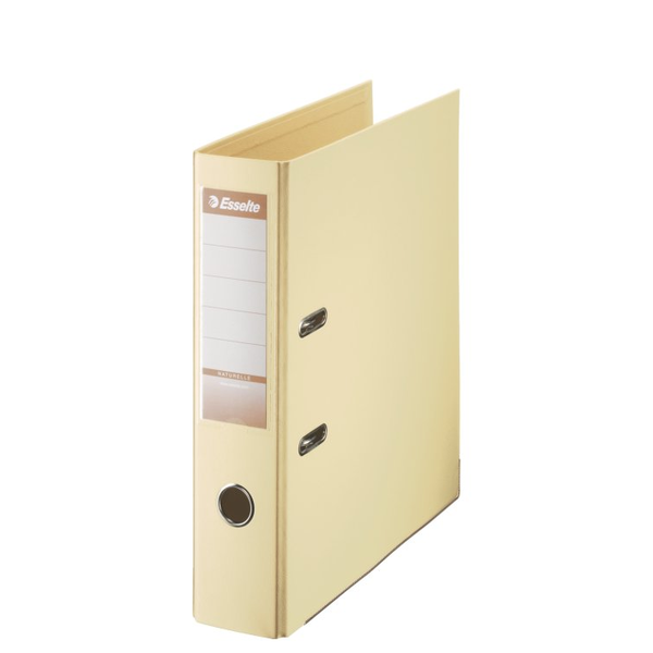 Esselte Naturelle Lever Arch File A4 PP 75mm Shell Ringmappe Beige