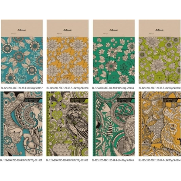 Fresh Notatnik ozdobny 125x200/120K linia TW FRESH