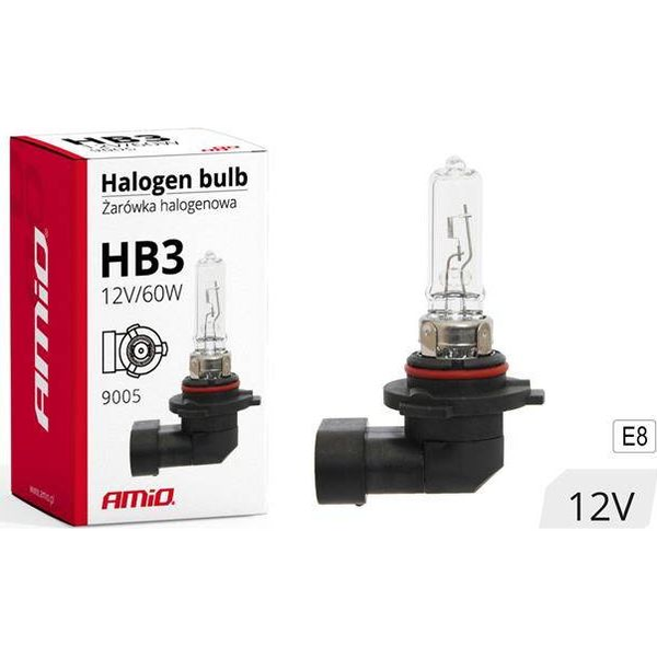  AMiO Żarówka halogenowa HB3 12V 65W 9005
