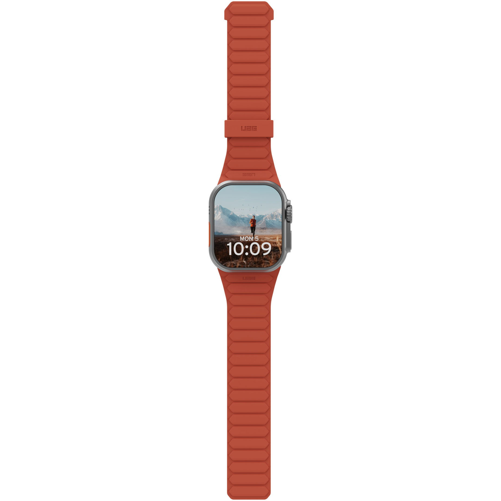 UAG Pathfinder Apple Watch 49mm / 45mm / 44mm / 42mm szíj - Olive/Rust (194161117291)