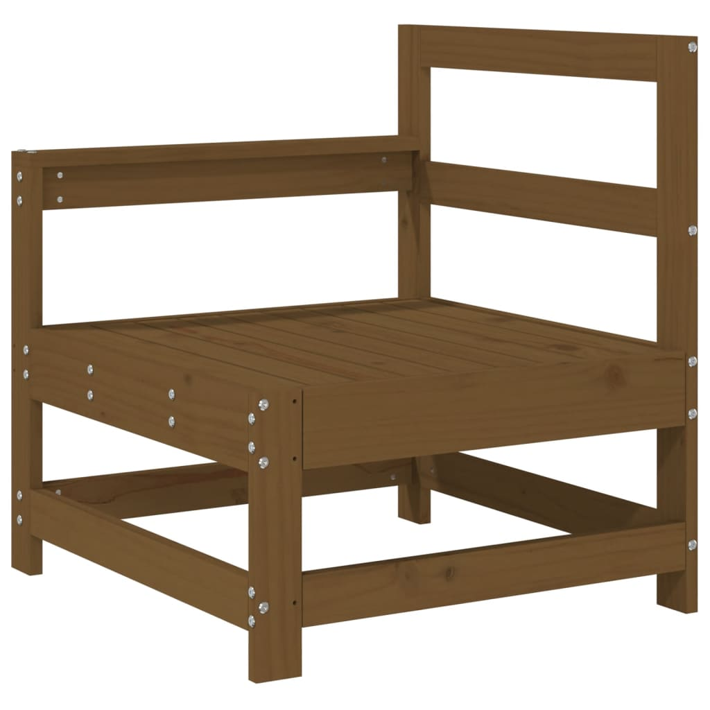 mézbarna tömör fenyőfa sarokkanapé (825502)