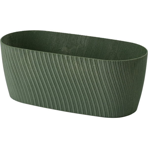 Form-Plastic Doniczka podłużna, skrzynka MIKA 4539-075, Kolor Leśny mech, Form-Plastik, Wymiary 27x12x12 cm