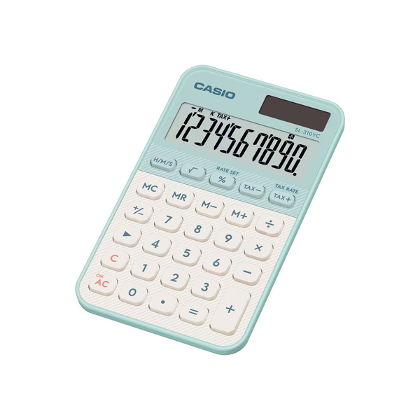 Casio Zsebszámológép Világoszöld (Sz x Ma x Mé) 70 x 8.6 x 120 mm