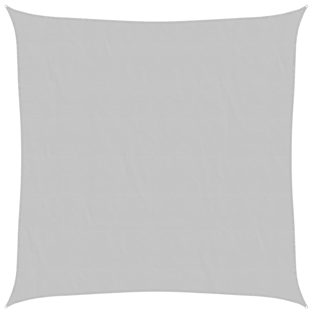 világosszürke 100% poliészter oxford szövet napvitorla 3 x 3 m (4000401)