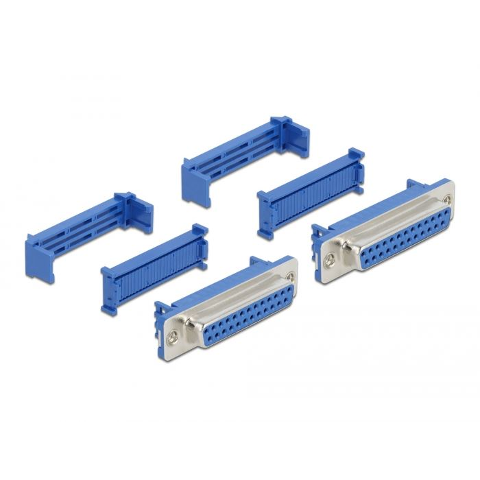 Delock D-Sub 25 anya szigetelős elválasztóval 2 darab (66597) (DE66597)