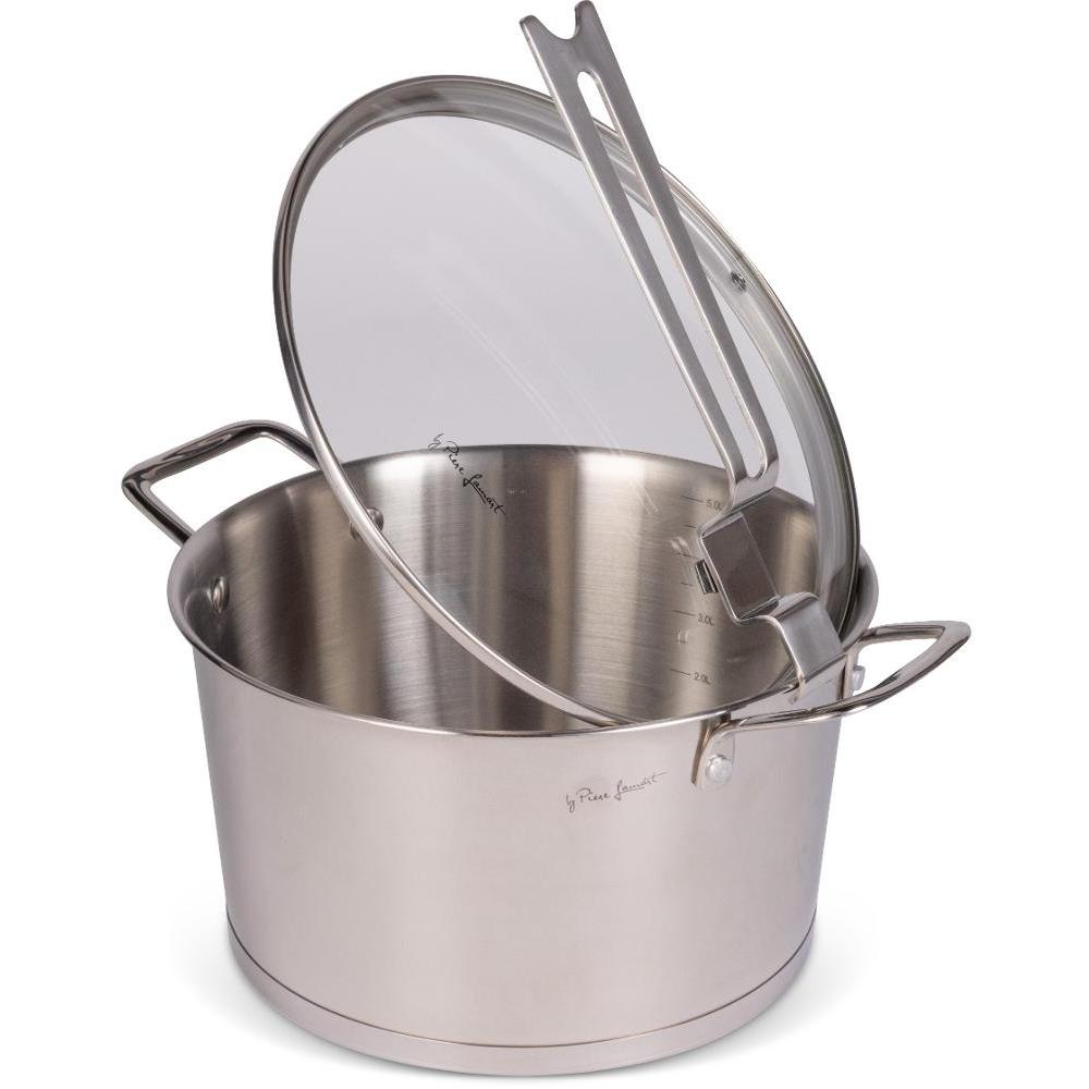 LAMART LT1276 lábas fedővel, 24 × 13 cm (42007077)