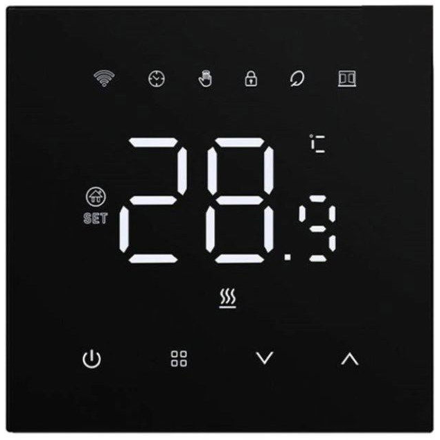 AVATTO WT410 3A Gas Boiler Matter over WiFi Thermostat Black (WT410Matter-BH-3A-B)