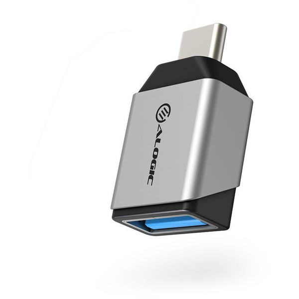 ALOGIC ULCAMN-SGR tussenstuk voor kabels USB C USB A Grijs