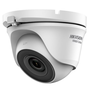 Камера за наблюдение Hikvision HiWatch Turbo HD, Dome, 2MP, 2.8mm Lens, 20m IR, Outdoor EXIR Eyeball, Метал, Бял