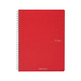 Бележник Fabriano Ecoqua A4 70 листа с червена гладка спирала