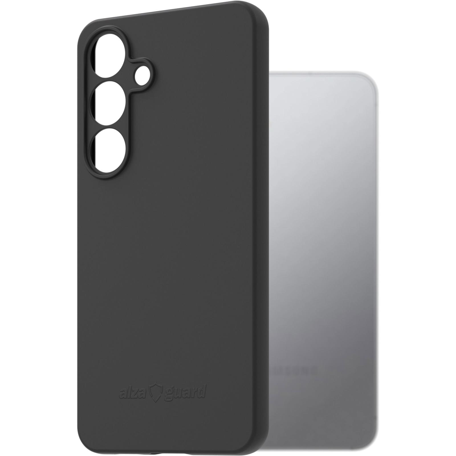 AlzaGuard Matte Case Samsung Galaxy S25 fekete TPU tok (AGD-PCT440B)