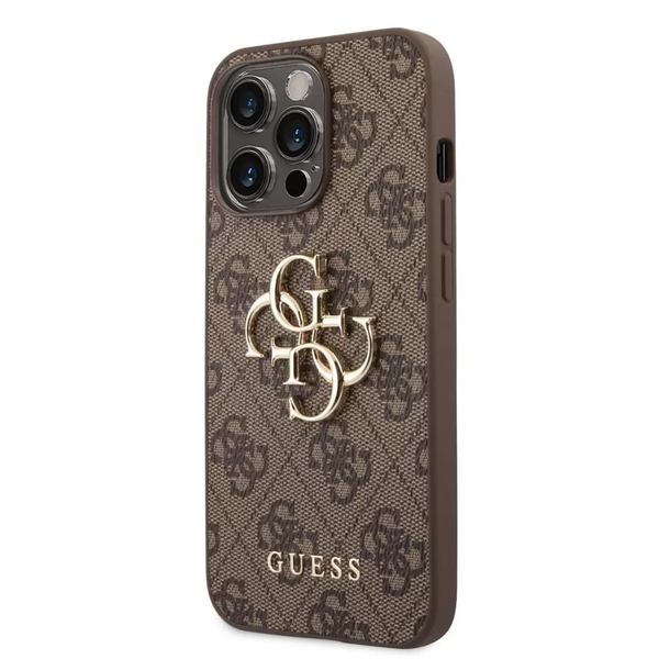 Husa Guess maro GUHCP14X4GMGBR pentru Apple iPhone 14 Pro Max