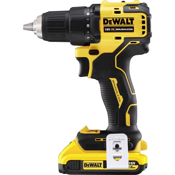 DeWalt DCD708D2T-QW akkus kefe nélküli kompakt fúrócsavarozó