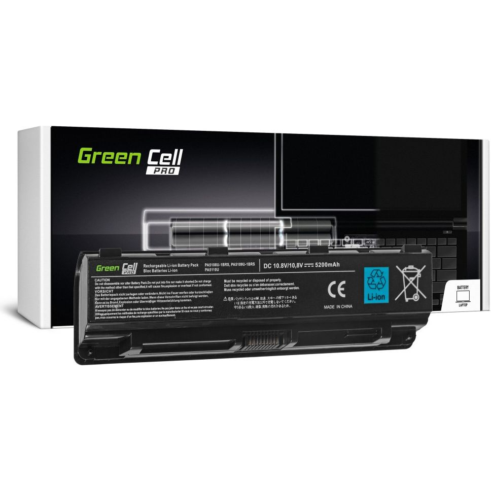 Green Cell TS13 PRO V2 5200mAh notebook akkumulátor fekete (TS13PROV2)
