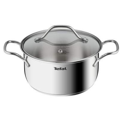 Tefal Intuition B8644474 sovsegryde 3 L Rund Rustfrit stål