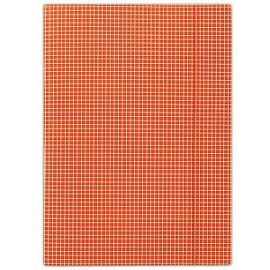 Gumis Mappa Donau A/4 Karton Kockás Narancssárga (WIKR-975496)