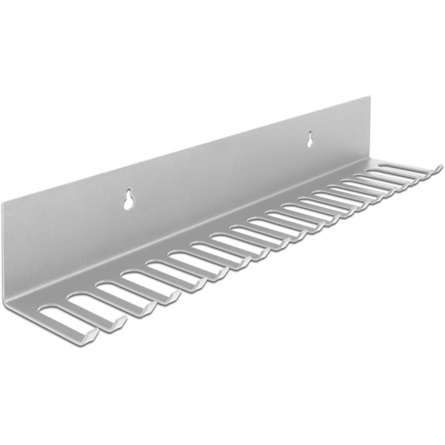 Delock Falra rögzíthető, 318 x 65 mm kábelrendező, szürke (66888) (66888)