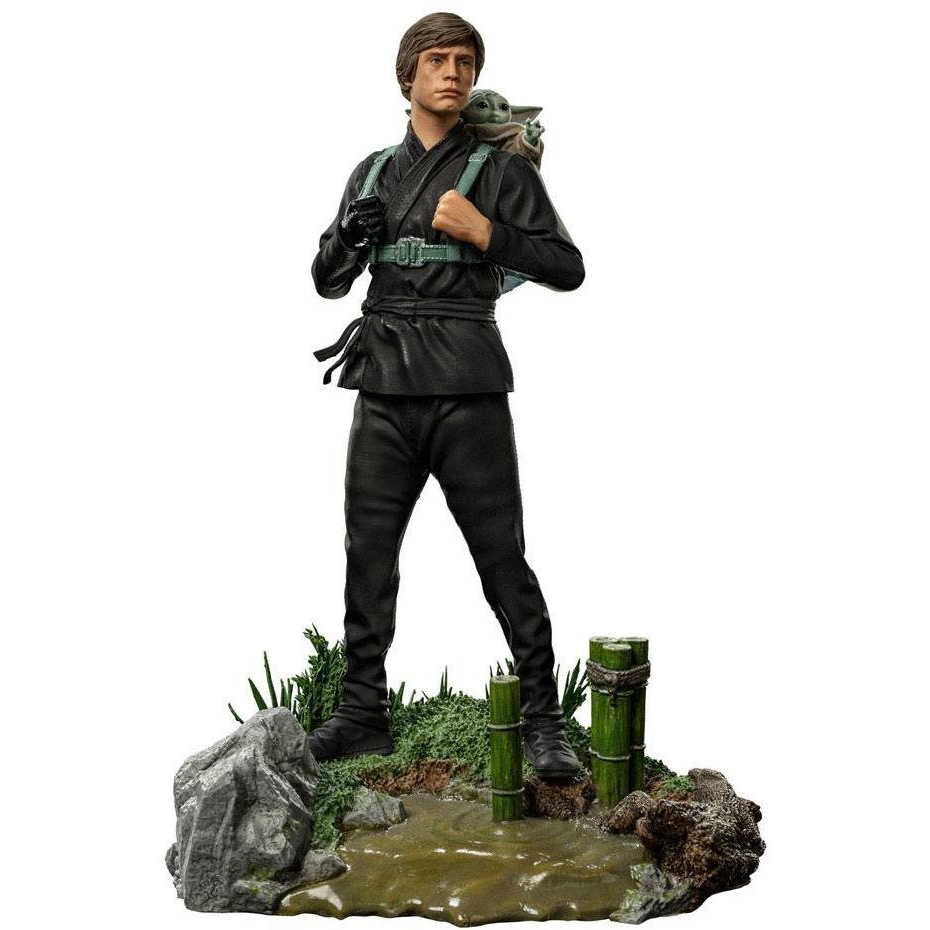 Star Wars Book of Boba Fett - Luke Skywalker & Grogu Training - Art Scale 1/10 (618231952502)