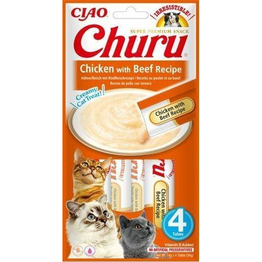 Inaba Cat Churu Ciao - Csirke-Marha 4 X  14 G