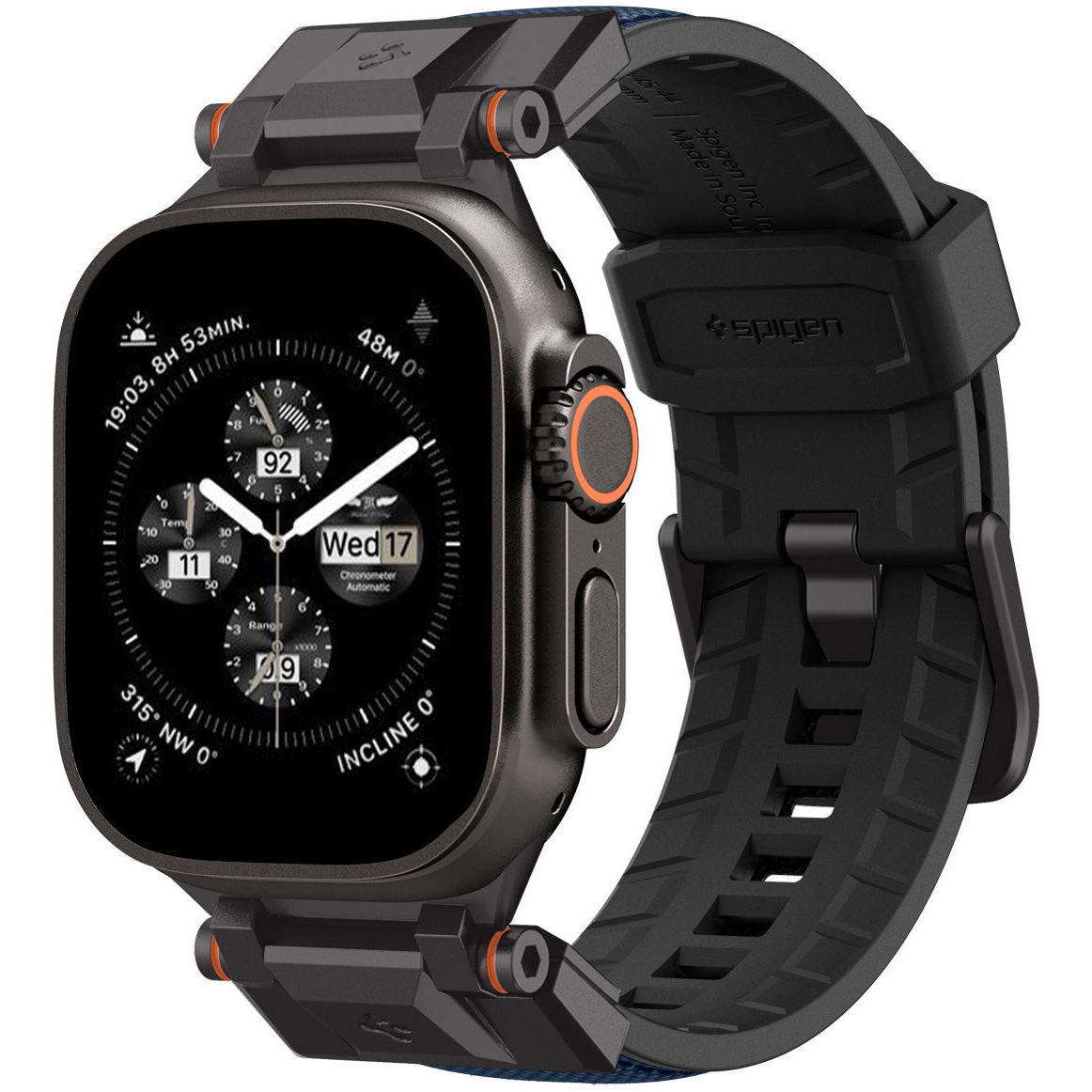 Spigen DuraPro Armor Apple Watch 49mm / 46mm / 45mm / 44mm szíj - Navy Blue (AMP09103)