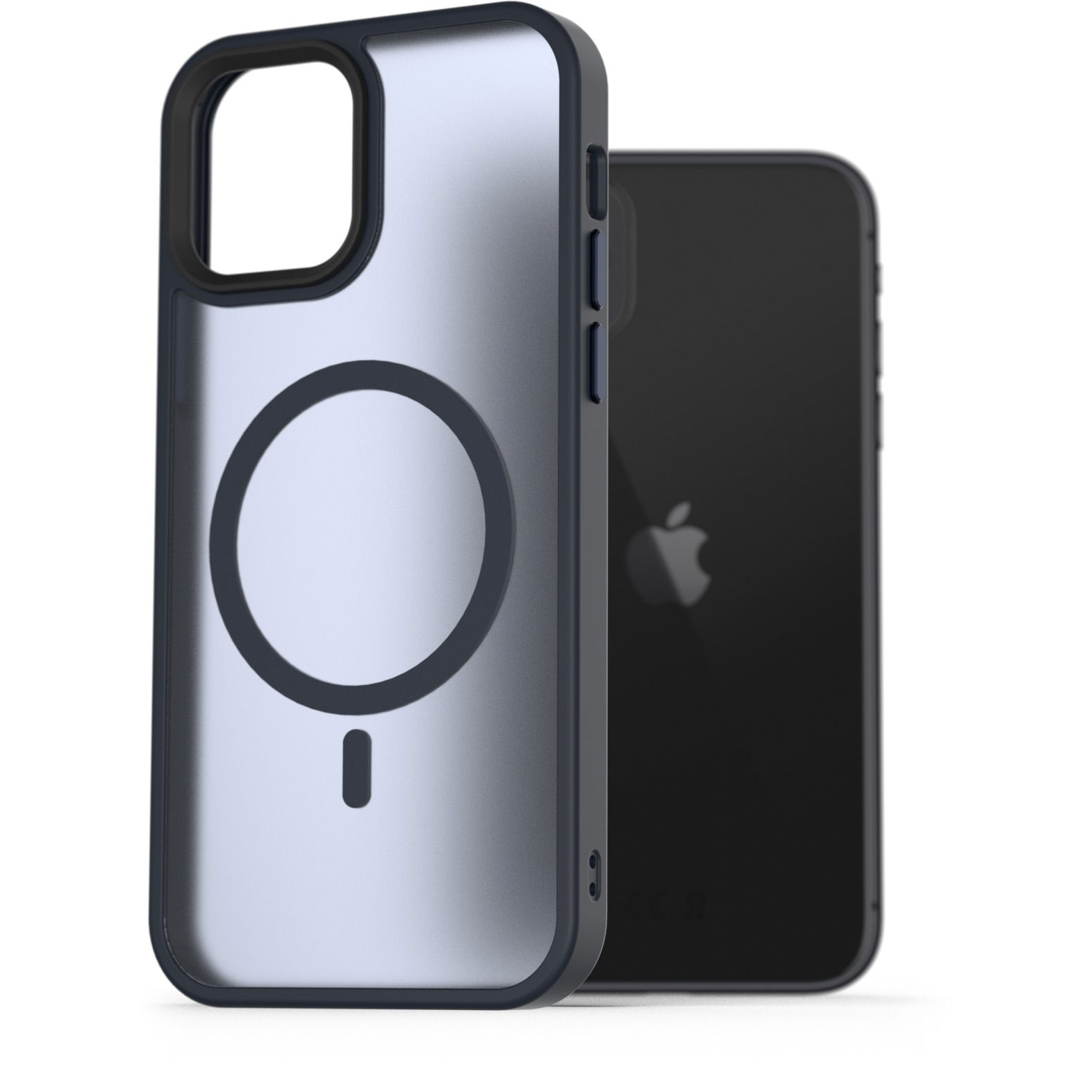 AlzaGuard Matte iPhone 11 Magsafe sötétkék tok (AGD-PCMM55L)