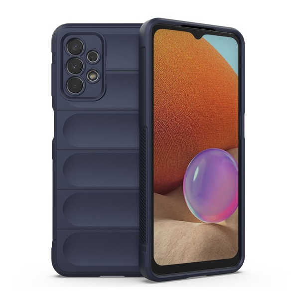 Szilikon telefonvédő (ütésállóság, kameravédő, 3D) SÖTÉTKÉK Samsung Galaxy A32 5G (SM-A326) "Gigapack csomagolás" (GP-134343)