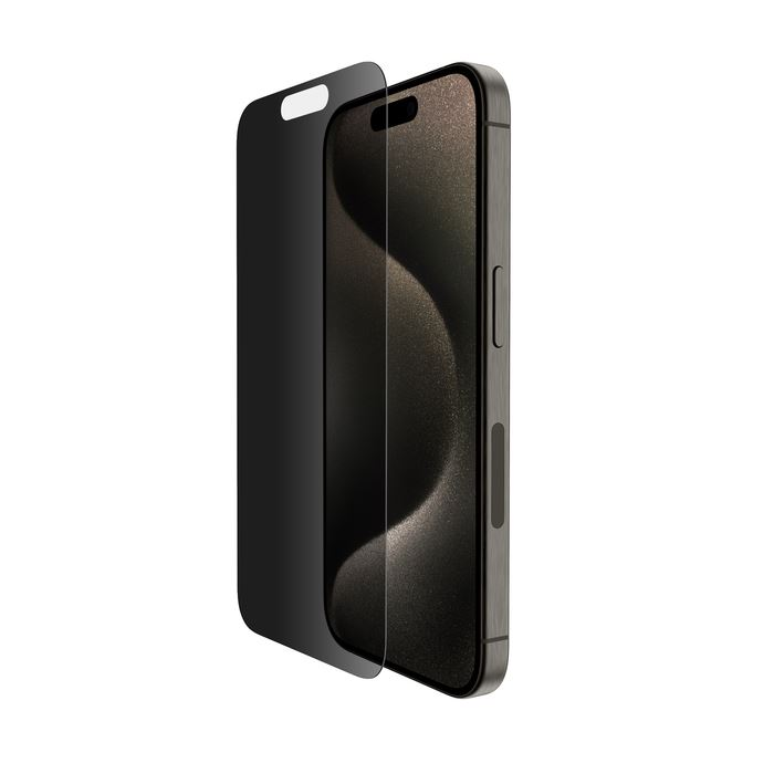 Belkin ScreenForce iPhone 15 Pro TemperedGlass Privacy kijelzővédő (OVA149zz) (OVA149zz)