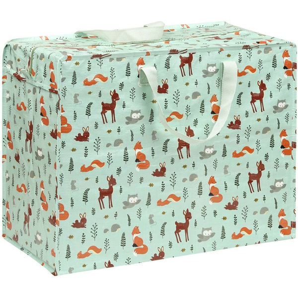 A Little Lovely Company Storage Bag XL Forest Friends