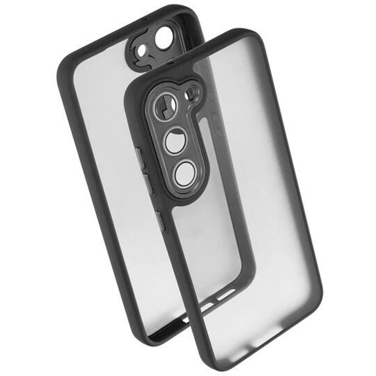 Gigapack Samsung Galaxy S23 (SM-S911) szilikon tok akril hátlappal fekete (GP-153344) (GP-153344)