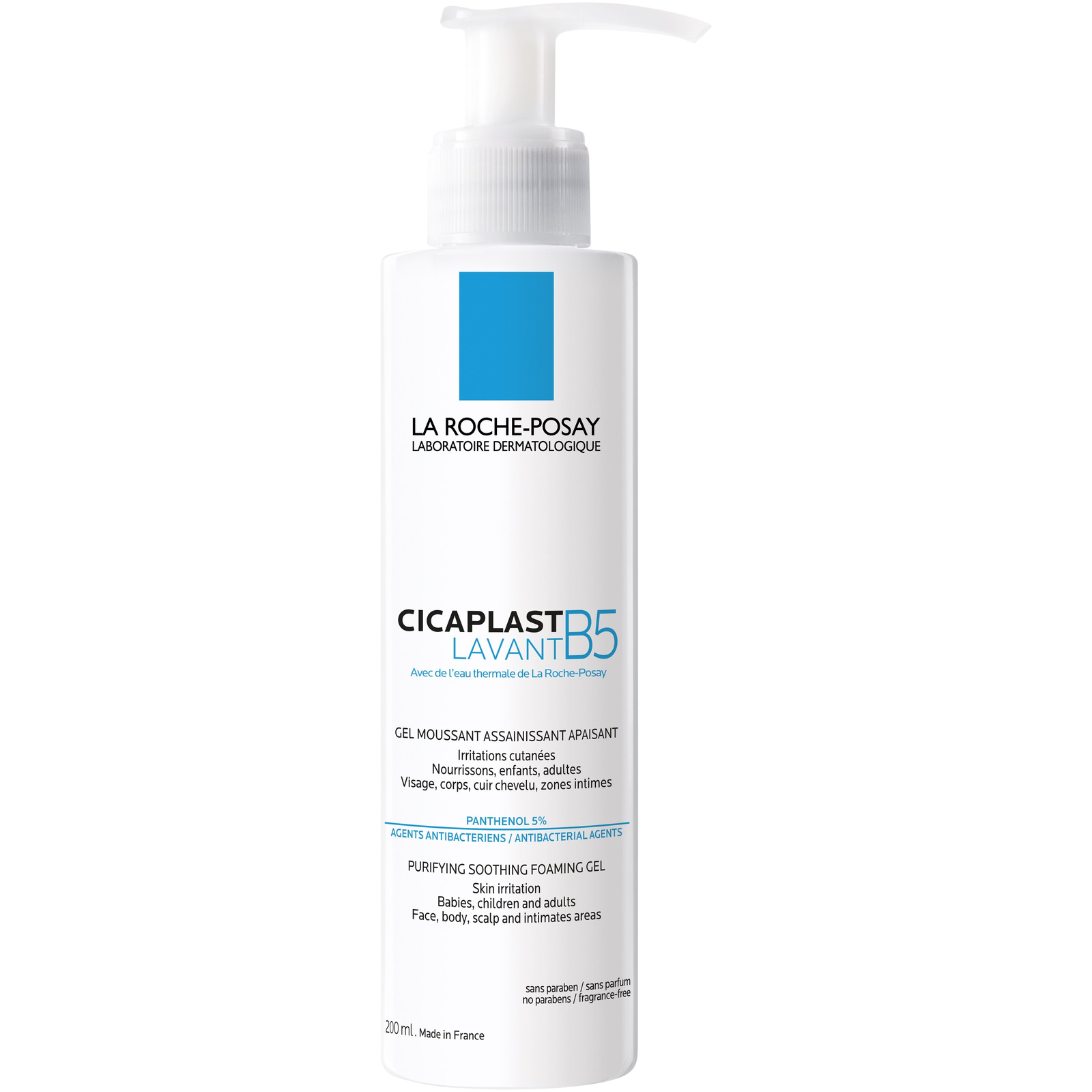 LA ROCHE-POSAY CICAPLAST Lavant B5 tisztító nyugtató habgél 200 ml (3337875548519)