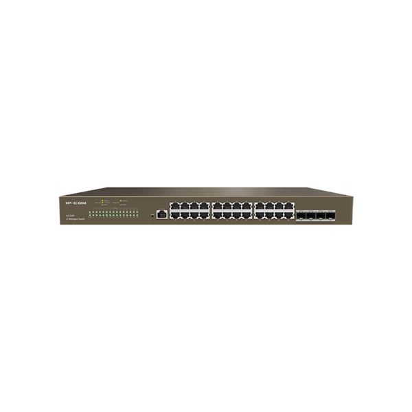 IP-COM 24x 1Gbps + 4x SFP vezérelhető switch (G3328F) (G3328F)