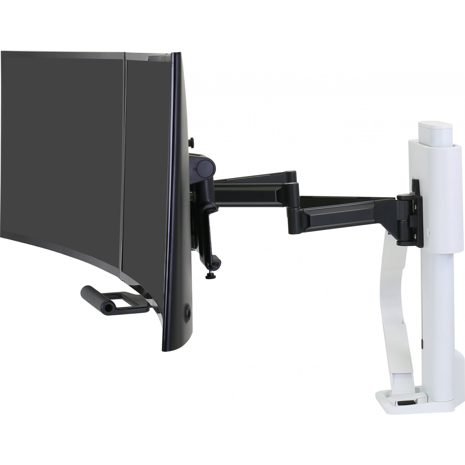 TRACE DUAL MONITORS PANEL CLAMP BRIGHT WHITE (45-631-216)