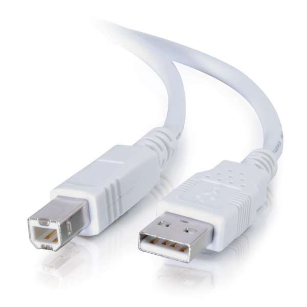 Value USB 3.0 összekötő kábel A/B 1,8m fehér