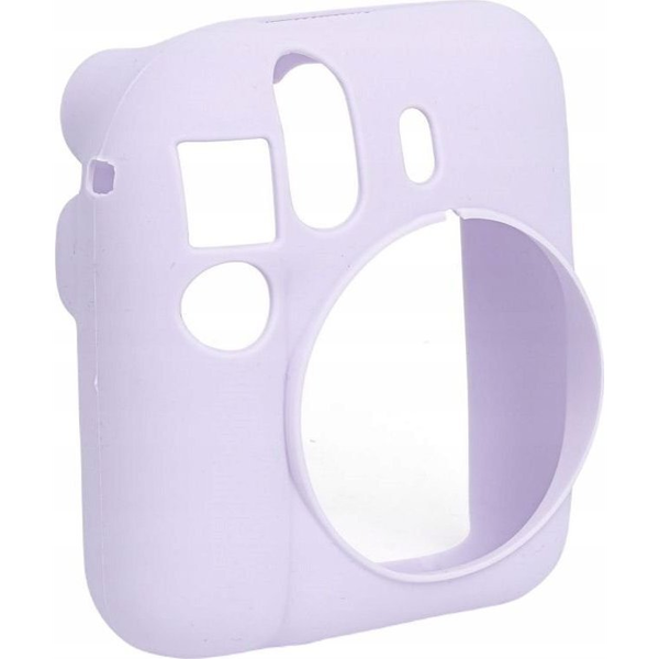 Pokrowiec LoveInstant Futerał Etui Pokrowiec Case Do Fujifilm Fuji Instax Mini 12 / Silikonowy / Fioletowy