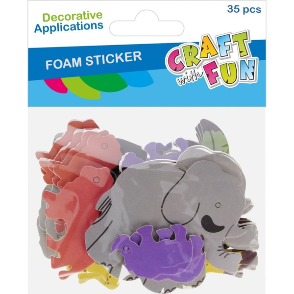  Craft with Fun OZDOBA DEK EVA ZOO SPRZYL 35SZT CF PBH 12/144
