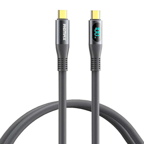 Kabel Remax USB typ C - USB typ C 1,2 m šedý