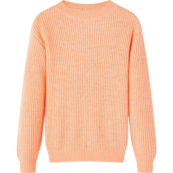 Gyerek pulóver kötött világos narancssárga 92