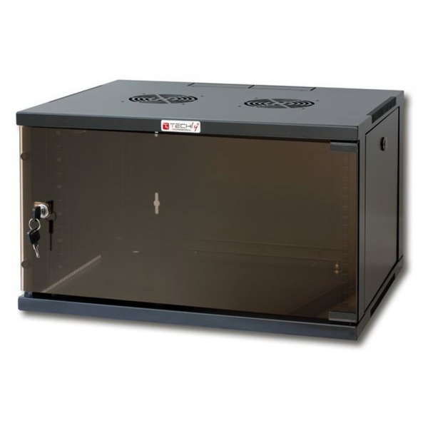 Techly I-CASE ER-1009B60 rack 9U Wandrek Zwart