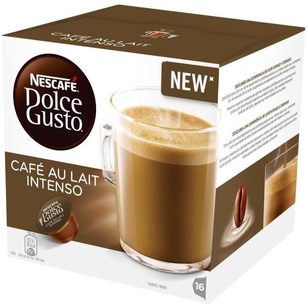 Nescafé Dolce Gusto Café Au Lait Intenso kapszula 16db (12337724) (N12337724)