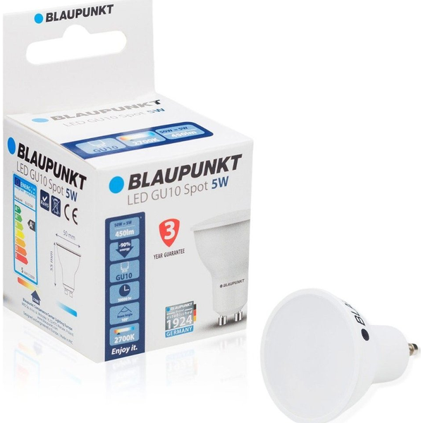 LED žiarovka Blaupunkt GU10-5W-K GU10 5 W A+