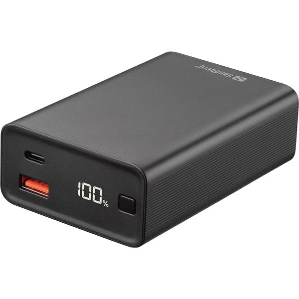 Sandberg Travel Powerbank USB-A / USB-C 20000mAh 65W - Fekete (420-95)