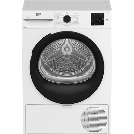 Beko BM3T38230W Hőszivattyús szárítógép 8kg 236 kWh - Fehér (BM3T38230W)
