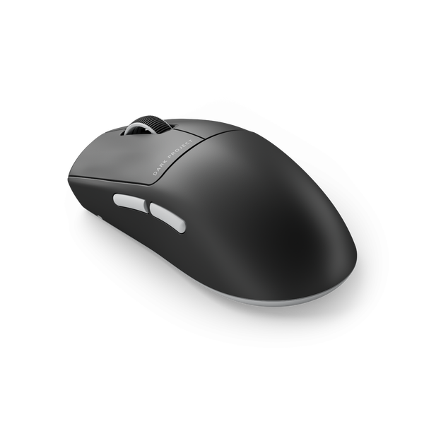 Ултра безжична игрална мишка Dark Project Nexus - черно/бяло, 8000Hz честота на избиране