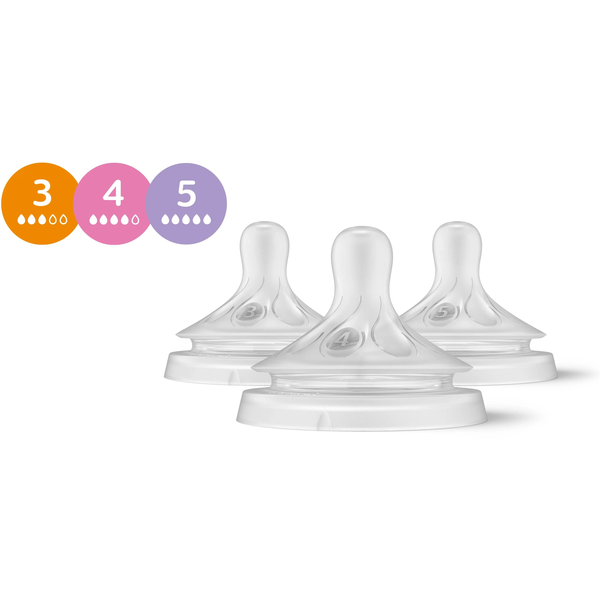 Philips AVENT SCY960/03 flaskenippel Silikone Ortodontisk