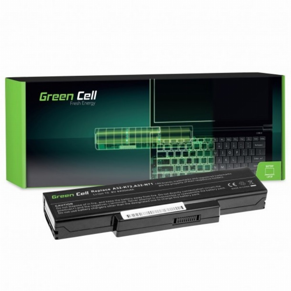 Green Cell AS06 Asus A/K/N/Pro/X sorozat notebook akkumulátor 4400 mAh (AS06)